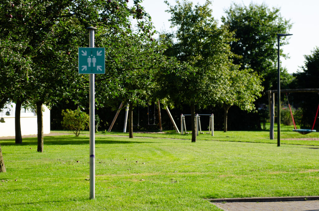 Außengelände von LeA