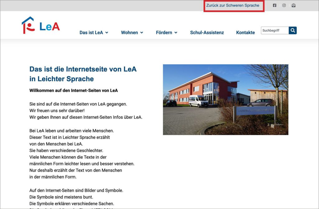 Zurück zur Schweren Sprache