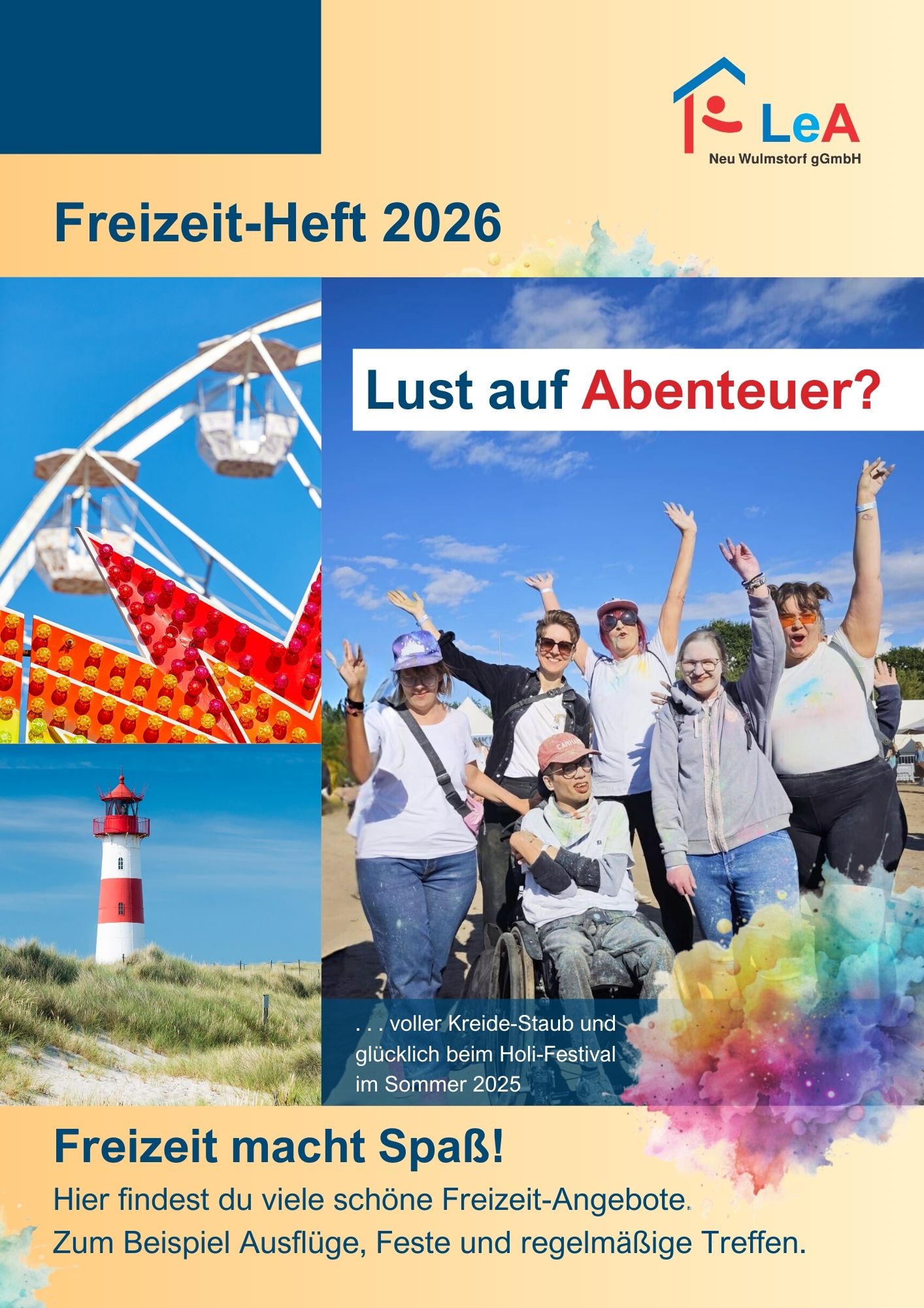 Titelblatt Freizeit-Heft der LeA Neu Wulmstorf gGmbH